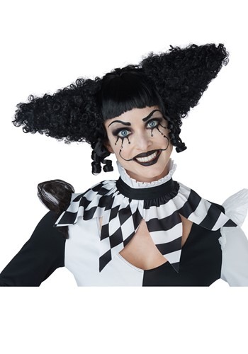 Click Here to buy Black Creepy Clown Wig from HalloweenCostumes, CDN Funds & Shipping