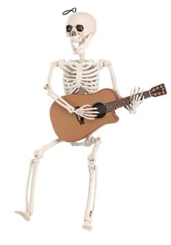 Animated Skeleton w/ Guitar Decoration