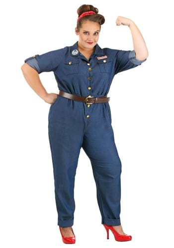 Click Here to buy Plus Size Womens WWII Icon Costume | Patriotic Costumes from HalloweenCostumes, CDN Funds & Shipping