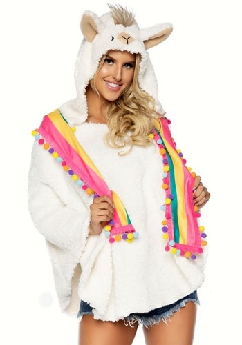 Click Here to buy Llama Womens Poncho from HalloweenCostumes, CDN Funds & Shipping