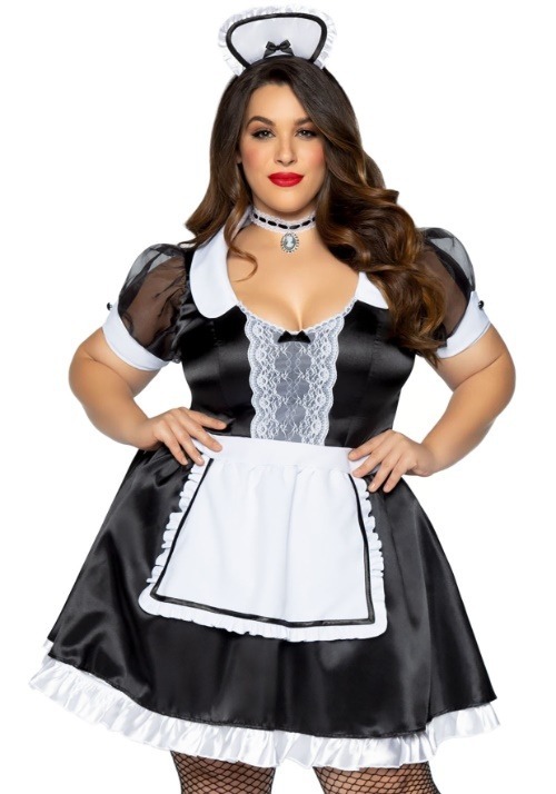 Women's Plus Size Classic French Maid Costume