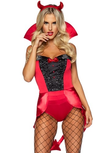 Click Here to buy Devilish Darling Womens Costume from HalloweenCostumes, CDN Funds & Shipping