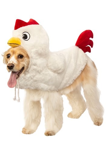 Click Here to buy Clucking Chicken Dog Costume from HalloweenCostumes, CDN Funds & Shipping