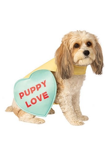 Click Here to buy Valentine Candy Sweet Heart Dog Costume from HalloweenCostumes, CDN Funds & Shipping