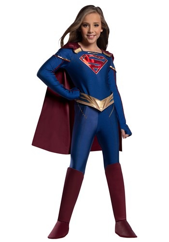 Kids Supergirl Jumpsuit Costume