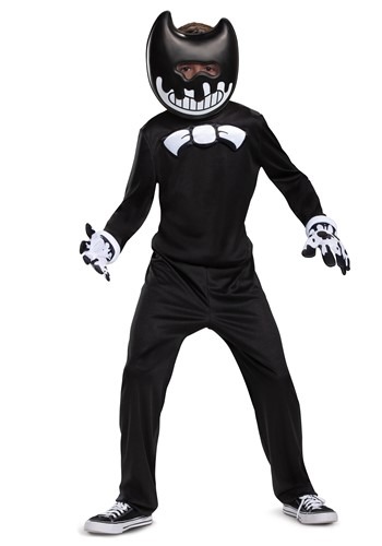Click Here to buy Kidss Bendy & The Ink Machine Ink Bendy Costume from HalloweenCostumes, CDN Funds & Shipping