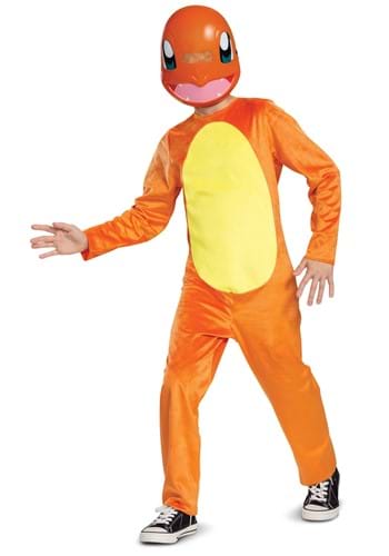 Click Here to buy Pokemon Classic Charmander Kids Costume from HalloweenCostumes, CDN Funds & Shipping