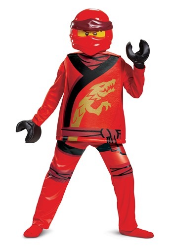 Click Here to buy Lego Ninjago Kai Legacy Deluxe Kids Costume from HalloweenCostumes, CDN Funds & Shipping