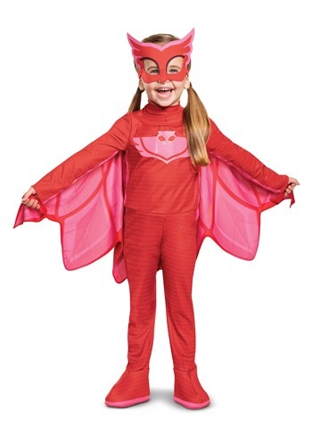 Click Here to buy Toddler Deluxe PJ Masks Owlette Light Up Costume from HalloweenCostumes, CDN Funds & Shipping
