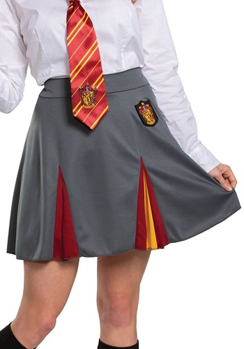 Click Here to buy Harry Potter Gryffindor Skirt for Adults from HalloweenCostumes, CDN Funds & Shipping