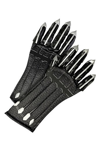 Click Here to buy Avengers Endgame Black Panther Kids Deluxe Gloves from HalloweenCostumes, CDN Funds & Shipping