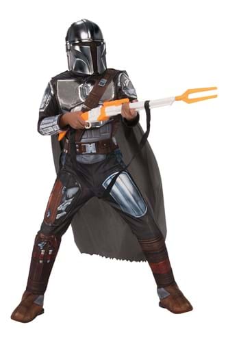 Click Here to buy Mandalorian Beskar Armor Kids Costume from HalloweenCostumes, CDN Funds & Shipping