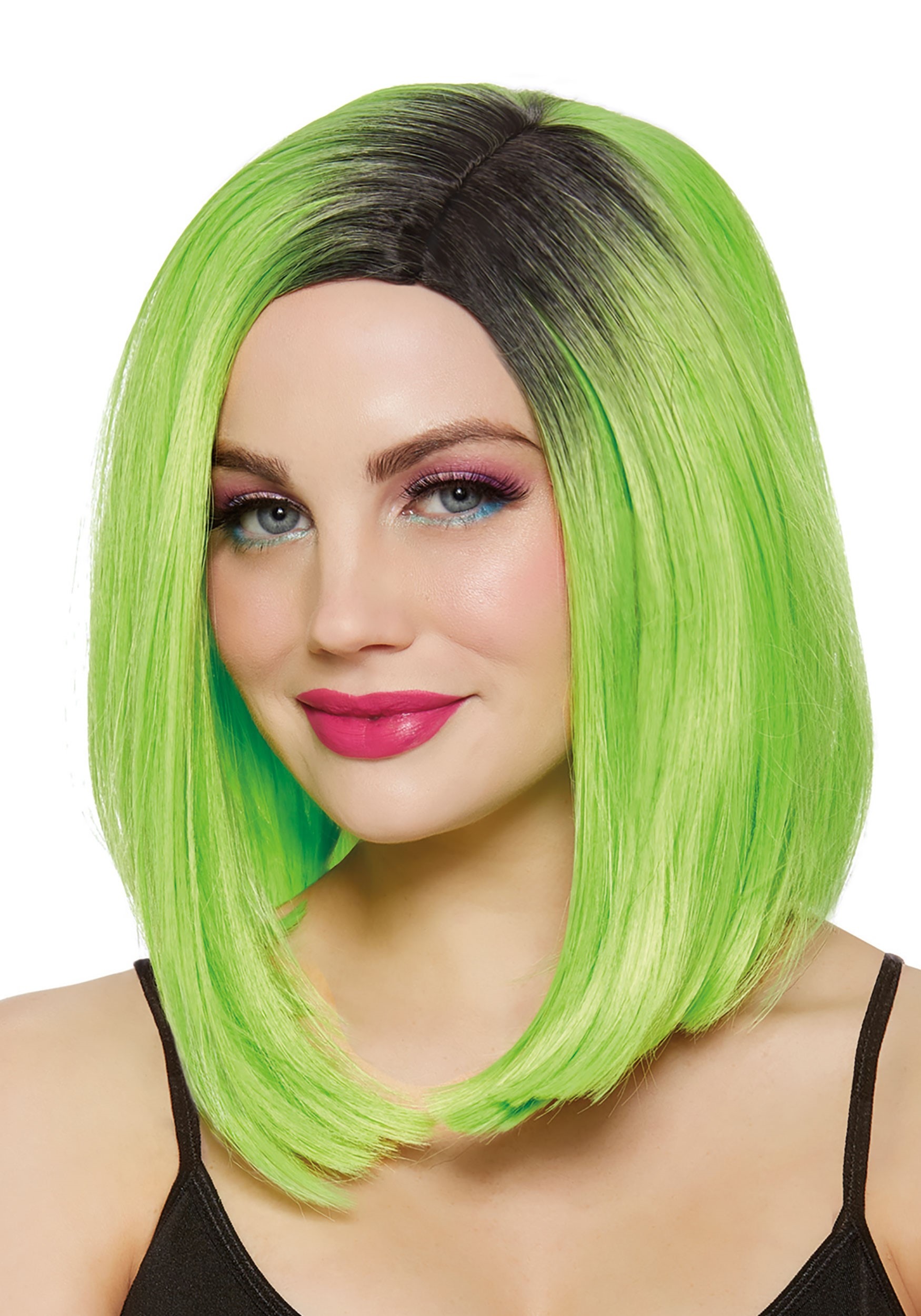 Women s Lime Green Bob Wig