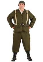 Plus Size Deluxe WW2 Soldier Costume Alt 5