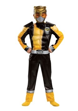 Power Rangers Classic Beast Morphers Child Gold Ranger Costu
