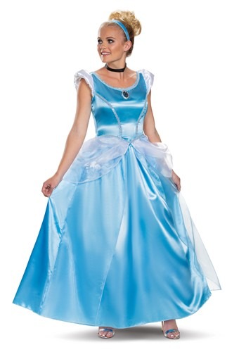 Click Here to buy Adult Deluxe Cinderella Costume from HalloweenCostumes, CDN Funds & Shipping