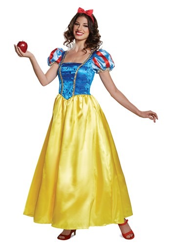 Click Here to buy Adult Deluxe Snow White Costume from HalloweenCostumes, CDN Funds & Shipping