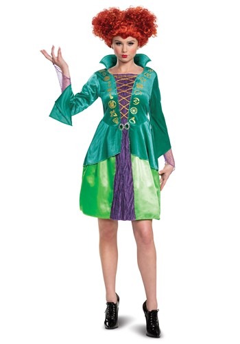 Click Here to buy Womens Hocus Pocus Classic Wini Costume from HalloweenCostumes, CDN Funds & Shipping