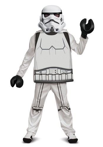 Click Here to buy Deluxe Lego Stormtrooper Costume Lego Star Wars Boys from HalloweenCostumes, CDN Funds & Shipping
