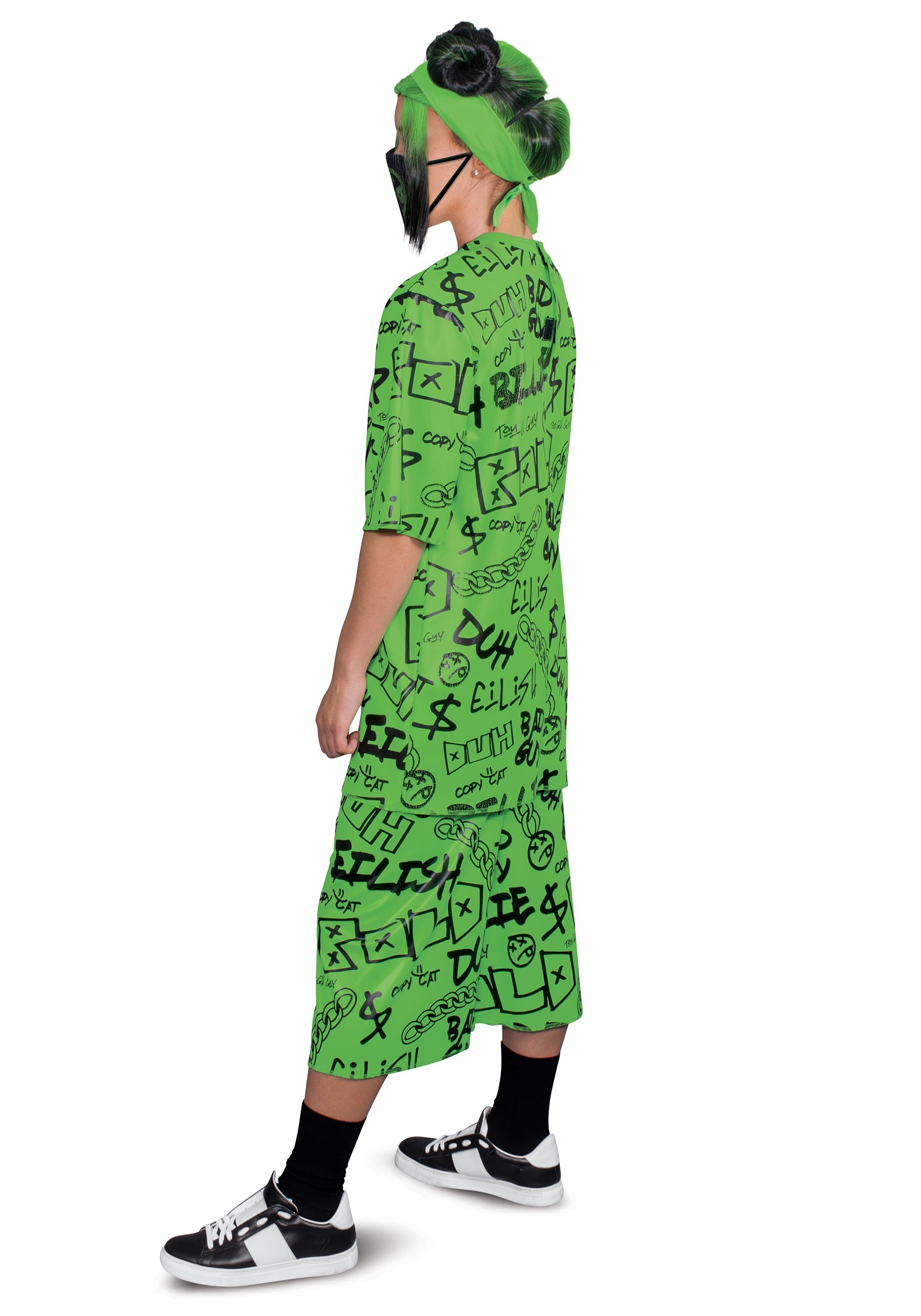 Billie Eilish Costume Green Two-Piece Set