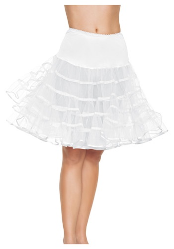 Click Here to buy White Knee Length Petticoat from HalloweenCostumes, CDN Funds & Shipping