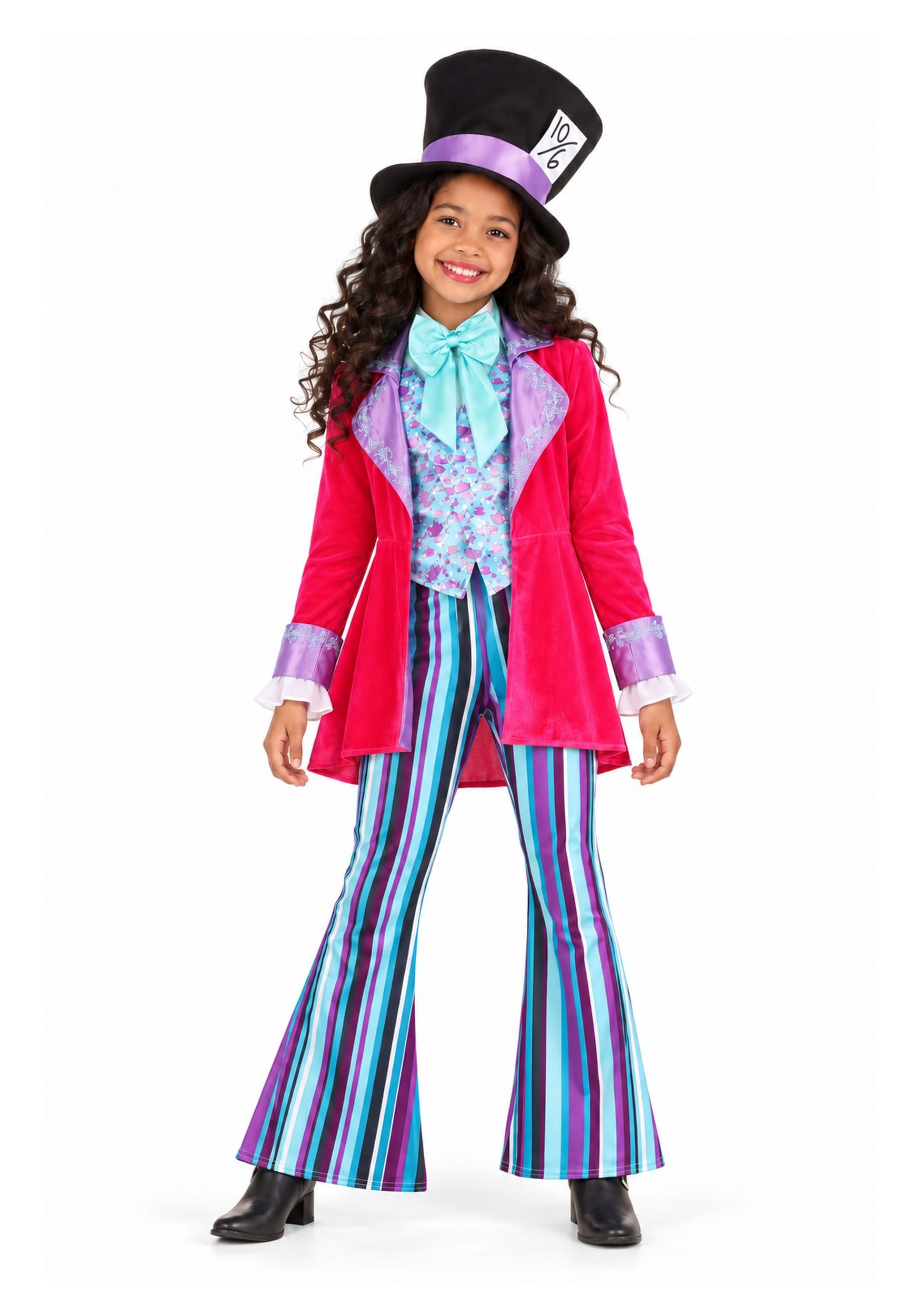 Girl's Whimsical Mad Hatter Costume