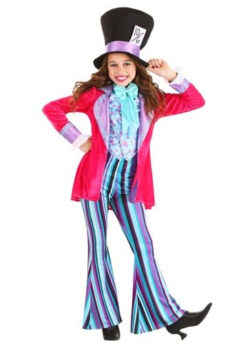 Girls Whimsical Mad Hatter Costume