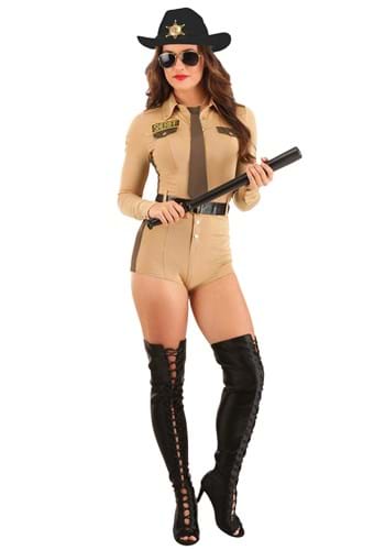 Click Here to buy Womens Sexy Sheriff Costume from HalloweenCostumes, CDN Funds & Shipping
