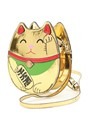 Gold Lucky Cat Handbag
