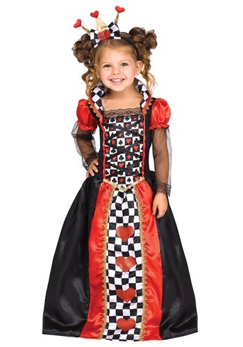 Click Here to buy Queen of Hearts Toddler Costume from HalloweenCostumes, CDN Funds & Shipping