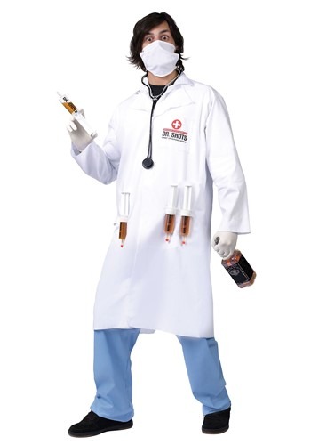 Click Here to buy Adult Dr Shots Costume from HalloweenCostumes, CDN Funds & Shipping