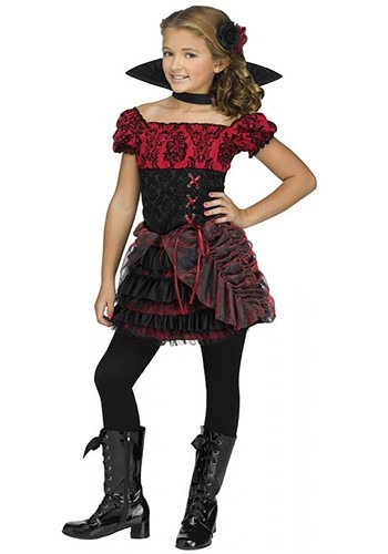 Click Here to buy La Vampira Girls Costume from HalloweenCostumes, CDN Funds & Shipping