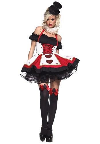 Click Here to buy Peasant Top Queen of Hearts Costume from HalloweenCostumes, CDN Funds & Shipping