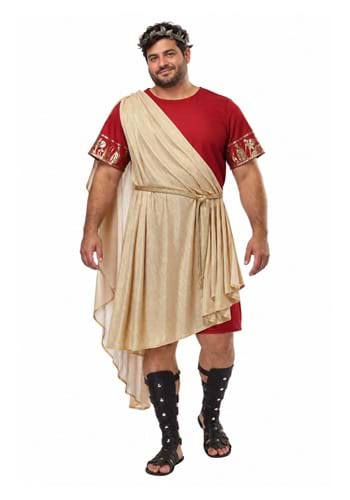 Plus Size Roman Toga Costume for Men New Main