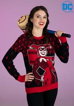 Harley Quinn Hammer Time Adult Ugly Christmas Sweater-2-0