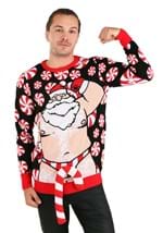 Santa Candy Cane Ugly Christmas Sweater