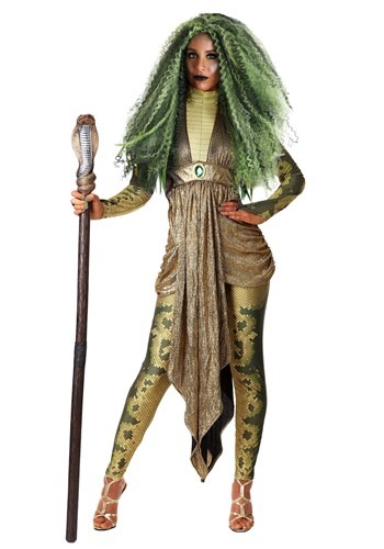 Click Here to buy Plus Size Deluxe Medusa Womens Costume from HalloweenCostumes, CDN Funds & Shipping