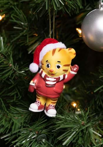 Click Here to buy Daniel Tiger with Santa Hat Ornament from HalloweenCostumes, CDN Funds & Shipping