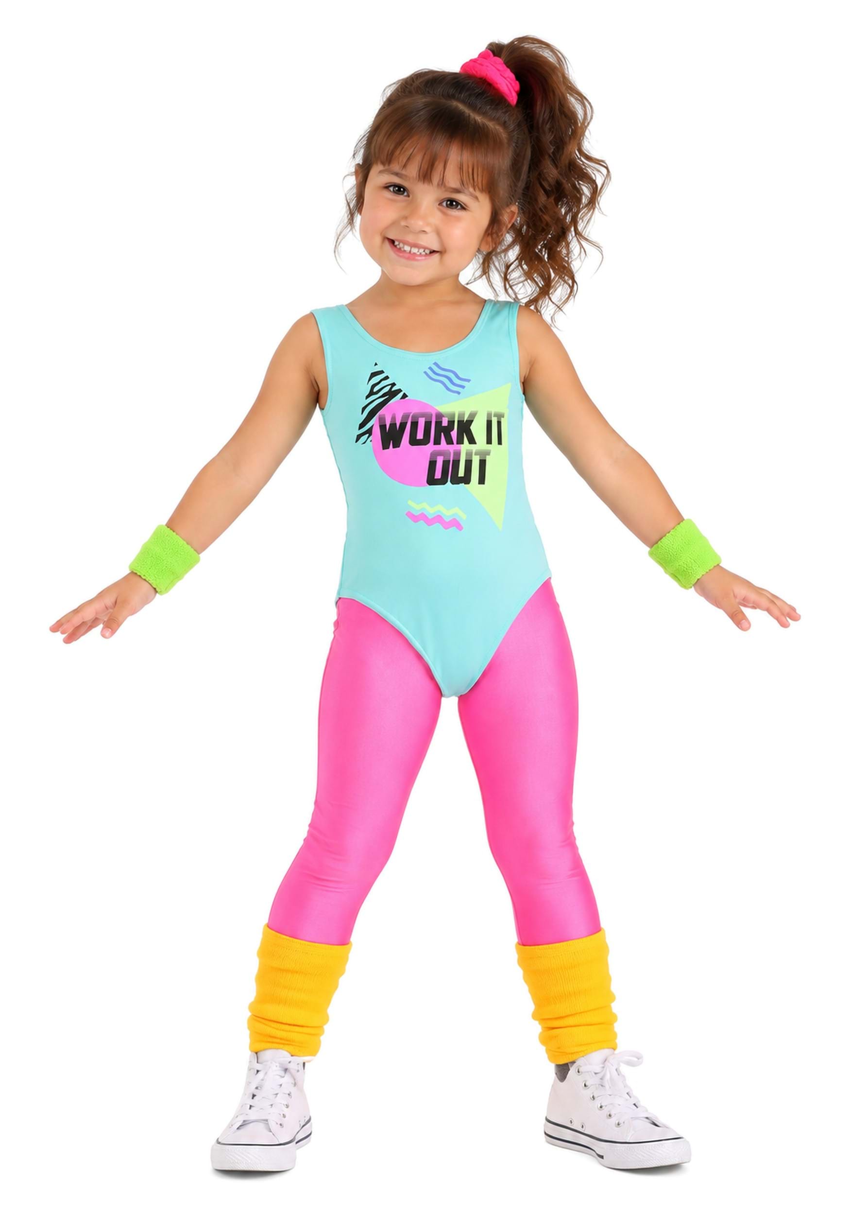 Toddler Totally 80s Workout Costume