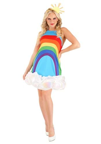 Click Here to buy Rainbow Womens Dress Costume from HalloweenCostumes, CDN Funds & Shipping