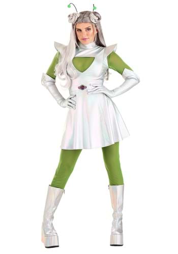 Click Here to buy Outer Space Womens Alien Costume from HalloweenCostumes, CDN Funds & Shipping