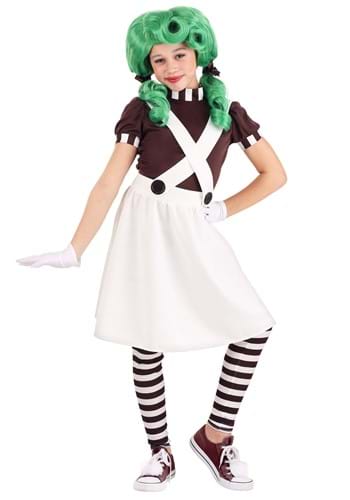 Click Here to buy Chocolate Factory Worker Girls Costume from HalloweenCostumes, CDN Funds & Shipping