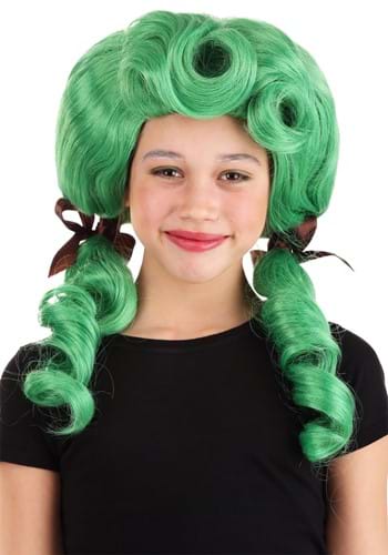Click Here to buy Chocolate Factory Kids Green Wig from HalloweenCostumes, CDN Funds & Shipping
