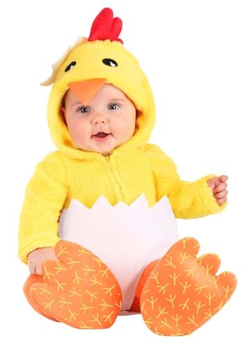 Click Here to buy Hatching Chicken Baby Costume from HalloweenCostumes, CDN Funds & Shipping