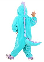 Toddler Teal Cuddlesaur Costume Alt 2