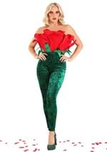 Women's Red Rose Costume Alt 8