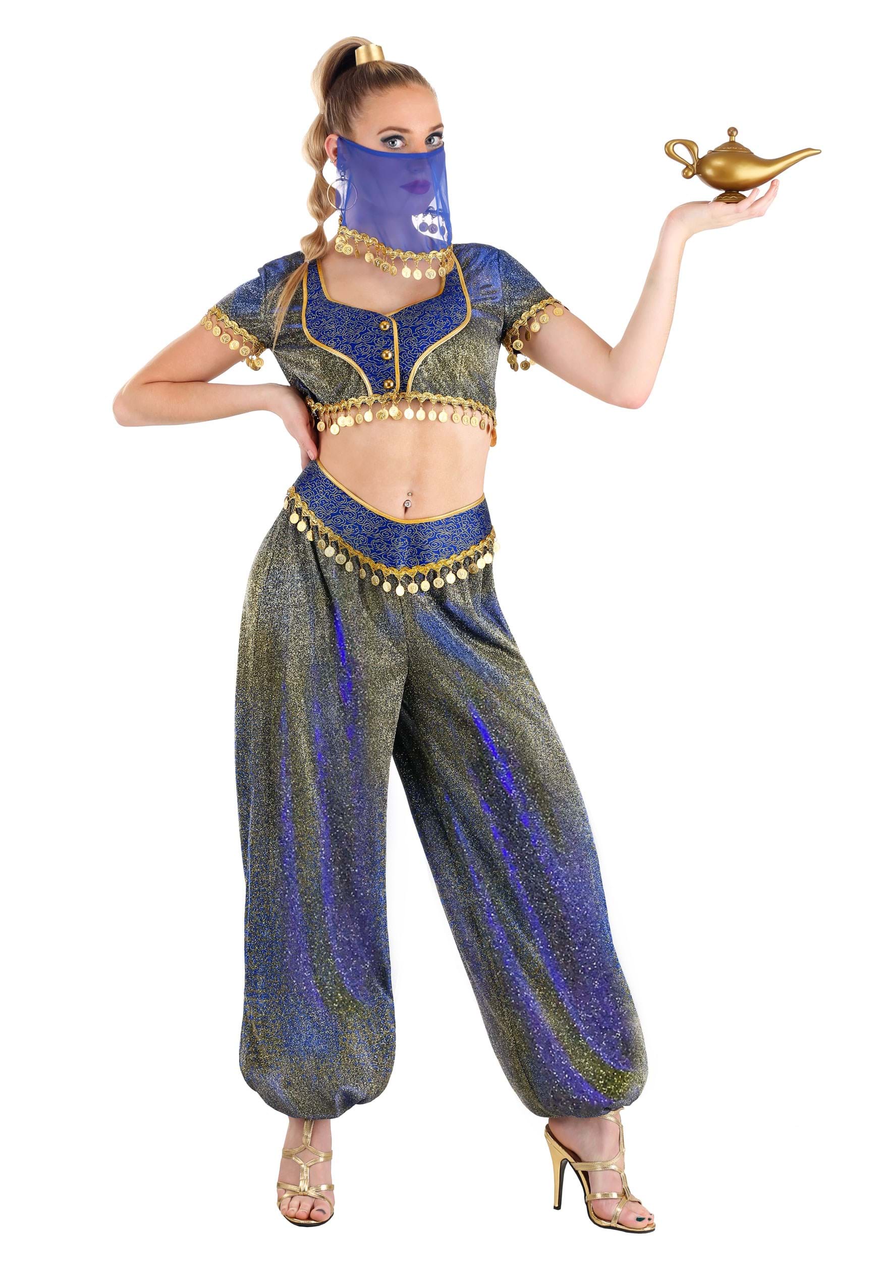 Female Genie Costume in Halloween Costumes 