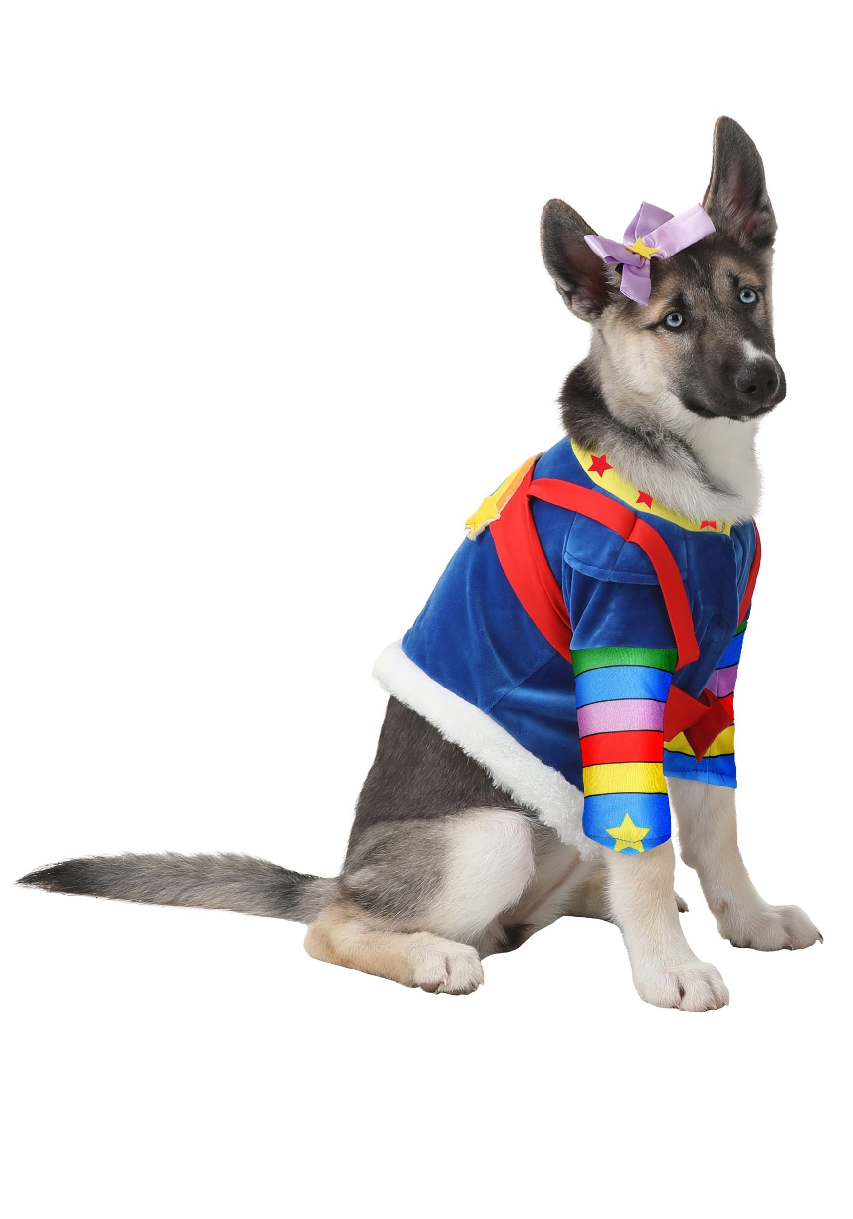 Pet Rainbow Brite Dog Costume | Halloween Pet Costumes