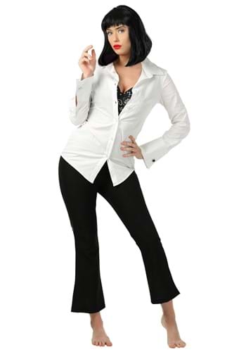 Click Here to buy Plus Size Womens Mia Wallace Pulp Fiction Costume from HalloweenCostumes, CDN Funds & Shipping