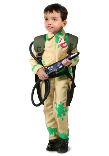 Click Here to buy Ghostbusters Slime-Covered Ghostbuster Kids Costume from HalloweenCostumes, CDN Funds & Shipping